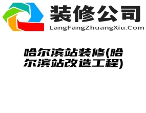 哈尔滨站装修(哈尔滨站改造工程)